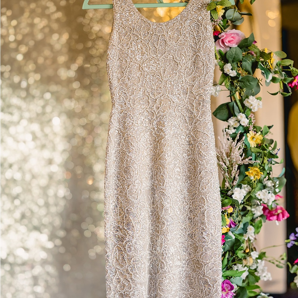 Elegant Cream Lace Dress